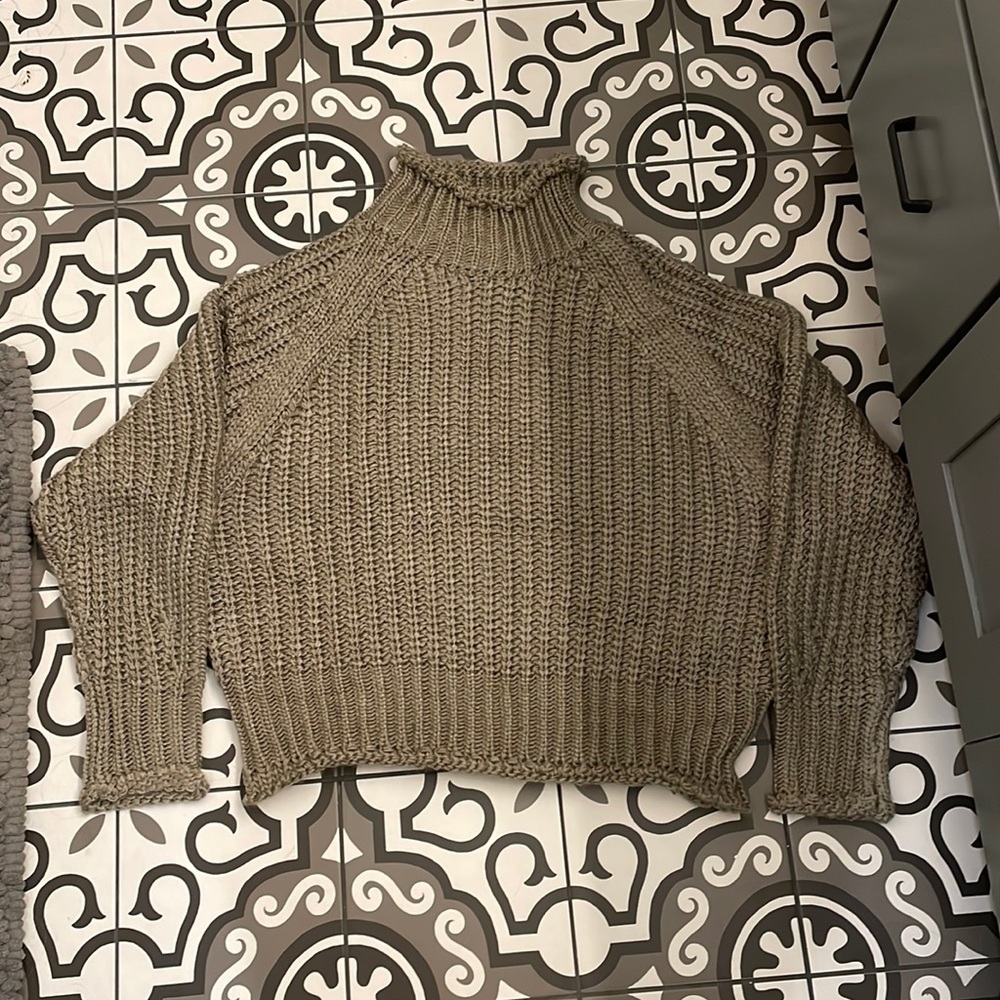 Oversized chunky sweater
